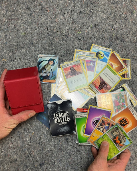Another Set Of Pokemon Trading Cards with Deck Box