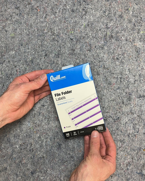 Quill File Folder Labels