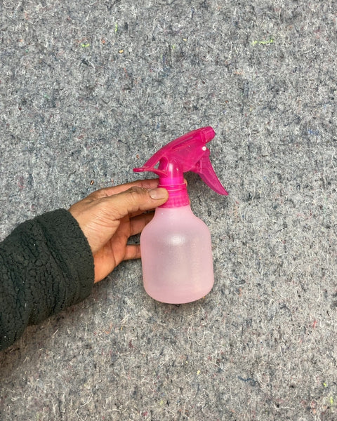 Pink Plastic Spray Bottle