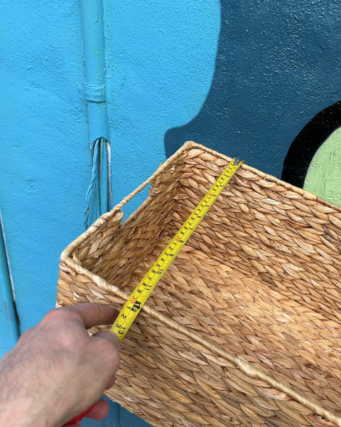 Woven Storage Basket, 12x17"