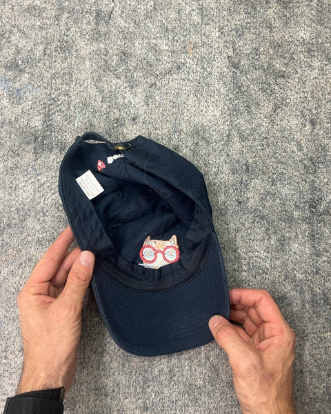 Bond Vet Navy Blue Cat Embroidered Baseball Cap