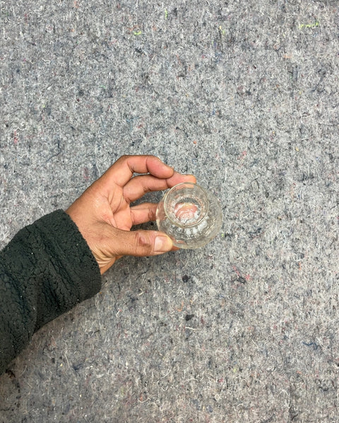 Small Clear Glass Vase