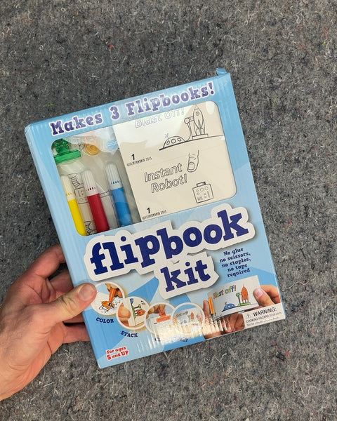 Flipbook Kit Makes 3 Flipbooks