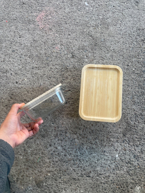 Bamboo Lid Container Set