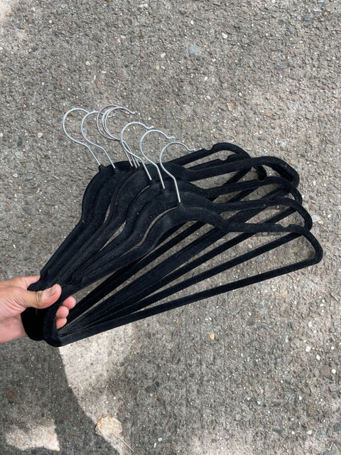 Black Velvet Hangers