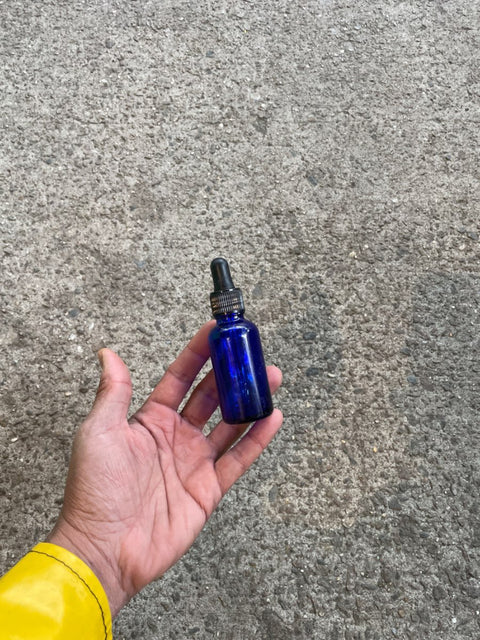 Blue Dropper Bottle