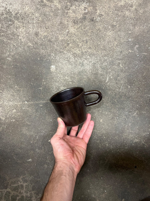 Ceramic Coffee Mug With A Looong Handle