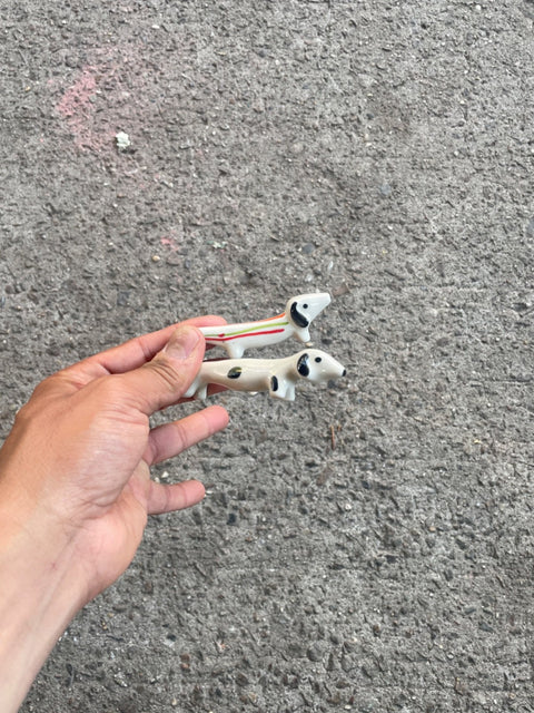 Ceramic Dachshund Figurines