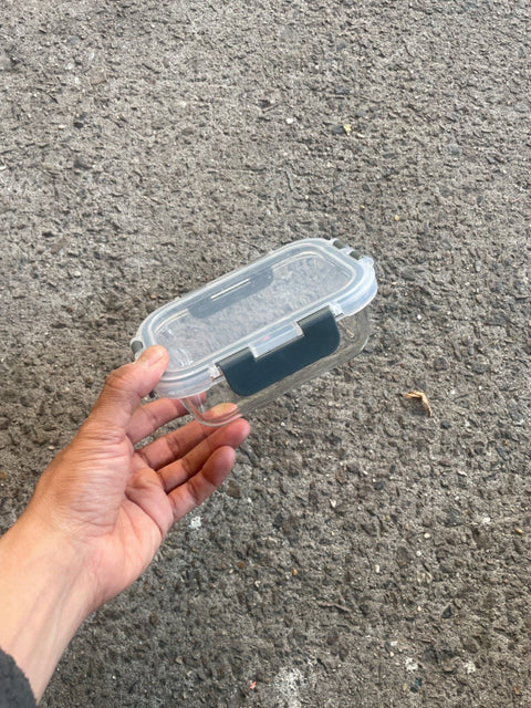 Clear Glass Food Storage Container