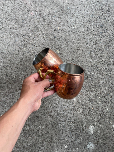 Copper Moscow Mule Mugs