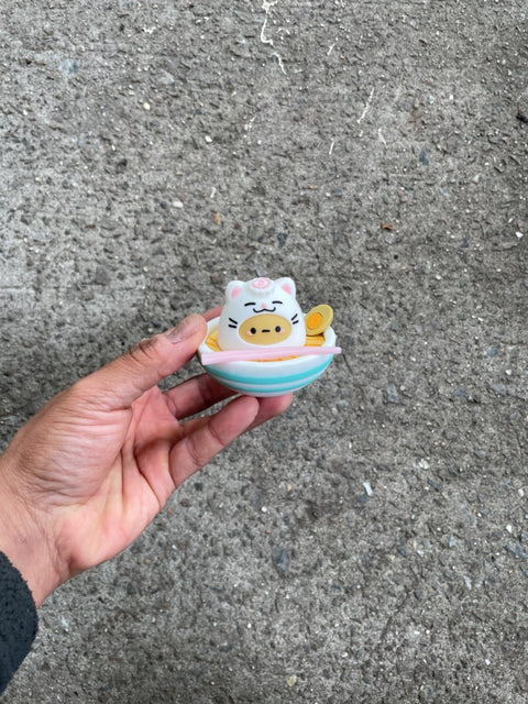 Cute Cat Ramen Toy