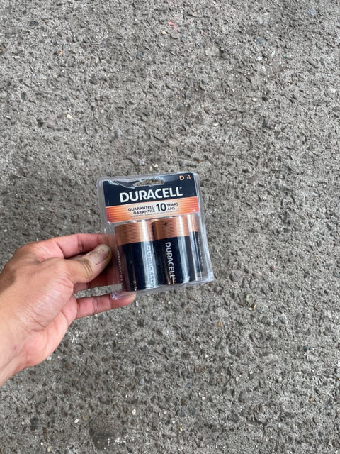 Duracell D Battery Four-Pack