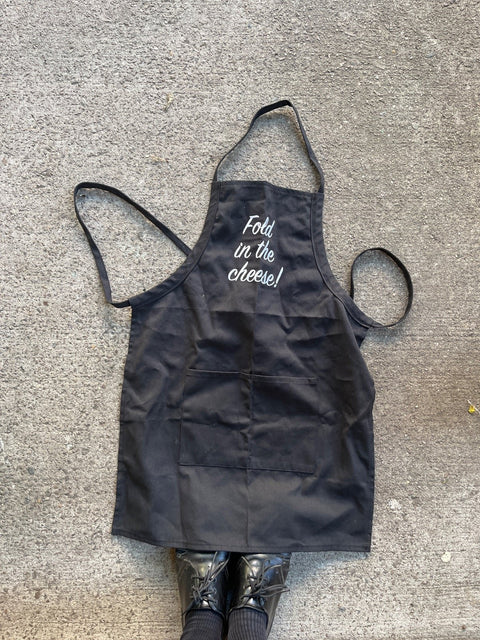 "Fold In The Cheese" Apron