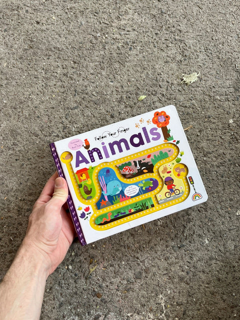 Follow Your Fingers Animals Book By Barbi Sido