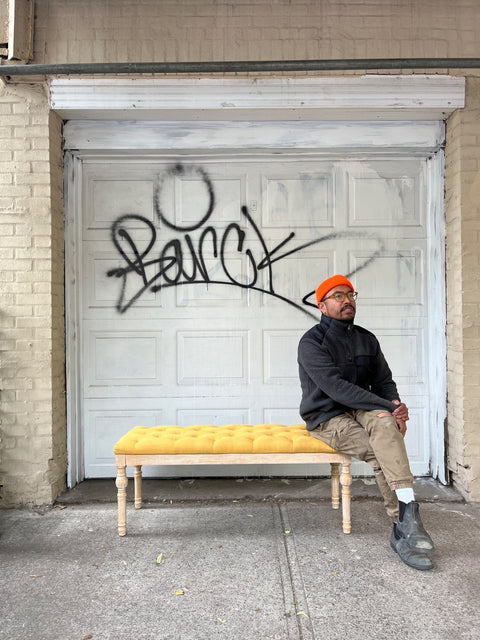 Golden Bench, 48" Long