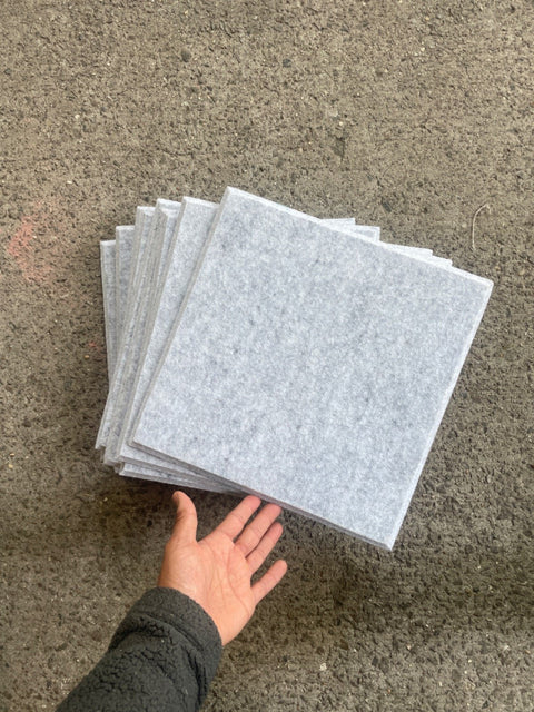 Gray Acoustic Wall Panels