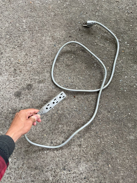Gray Power Extension Cord
