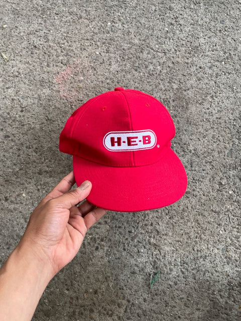 HEB Red Baseball Cap