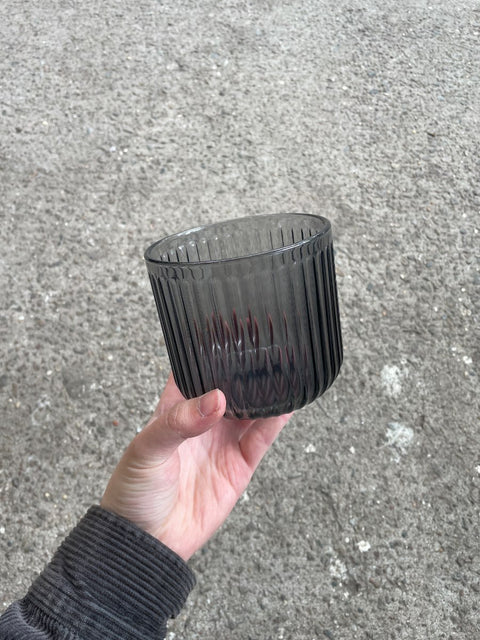 IKEA Grey-Purple Plant Pot