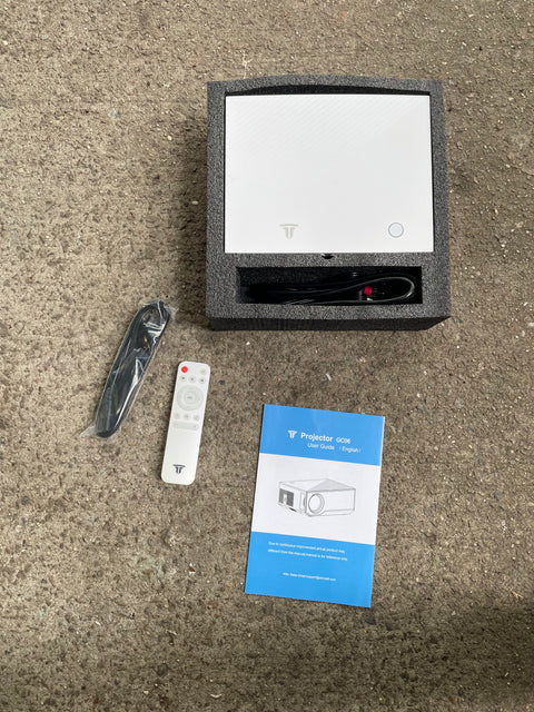 Brand New Wielio GC06 Mini Projector 1080P HD Wi-Fi/Bluetooth