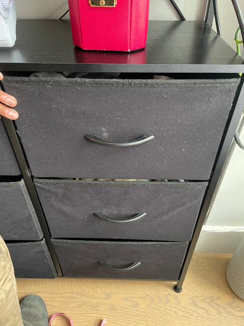 6-Shelf Tower Dresser With Soft Shelves, 32x12x36"