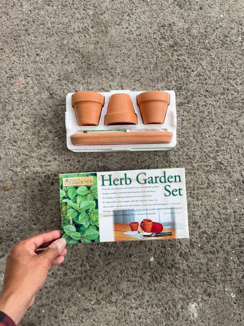 Indoor Herb Garden Set