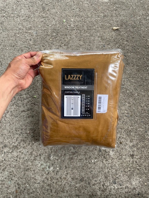 Lazzzy Velvet Gold Curtains