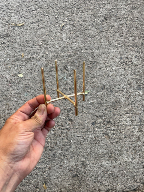 Lil’ Gold Plant Stand