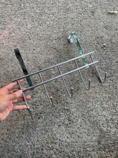 Over-the-Door Metal Hook Rack
