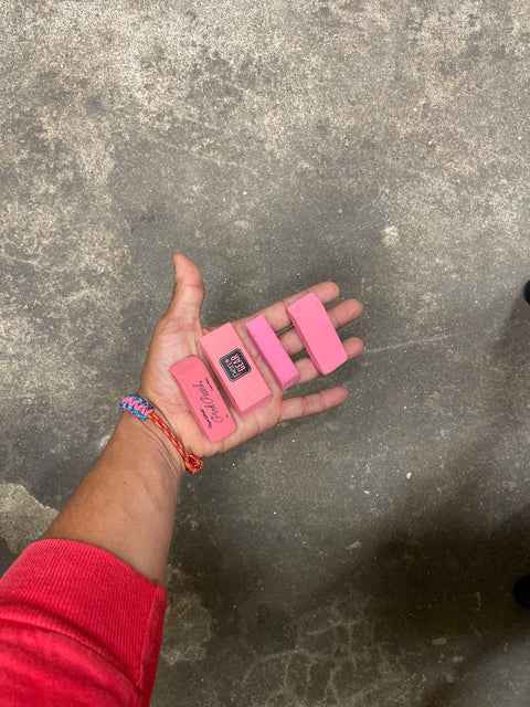 Pink Erasers In My Hand