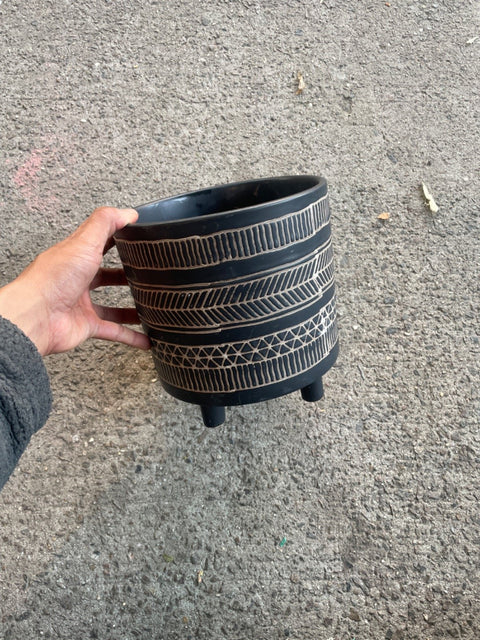 Pretty Patterned Planter Pot
