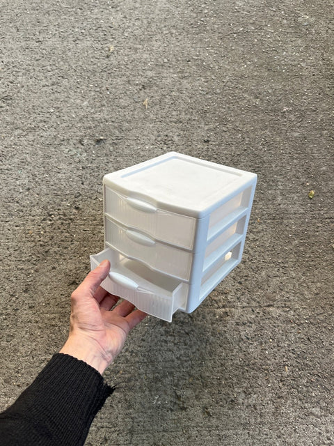 Small Desktop 3 Drawers Organizer
