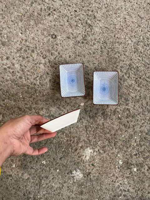 Square Japanese Dipping Sauce Dishes