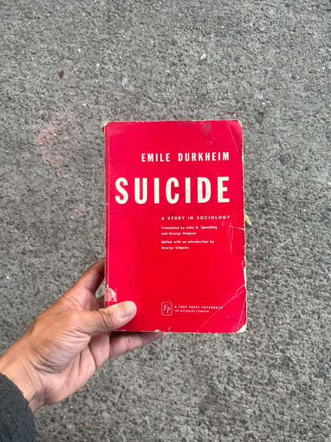 Suicide By Emile Durkheim