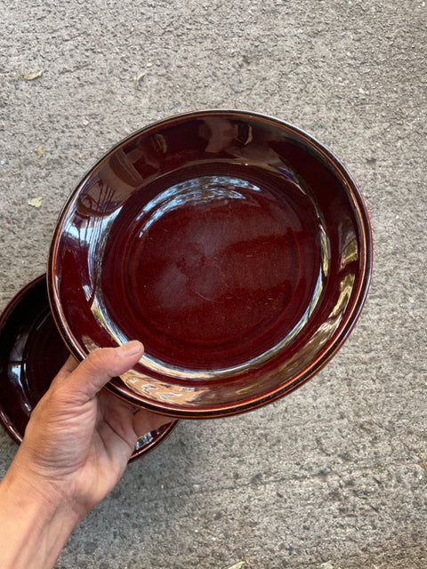 Two Beautiful Shallow Ceramic Bowls