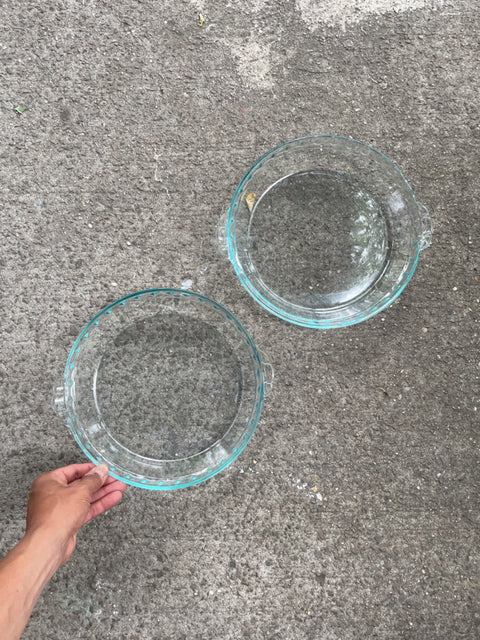 Two Serious Pyrex Pie Dishes