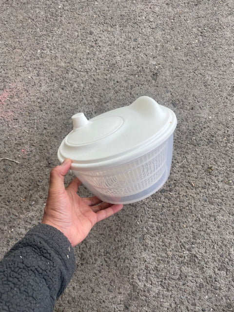 White Salad Spinner