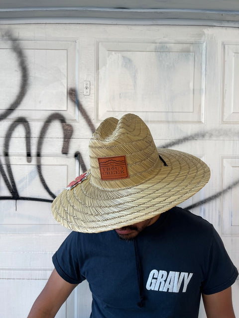 Wide Brim Straw Sun Hat
