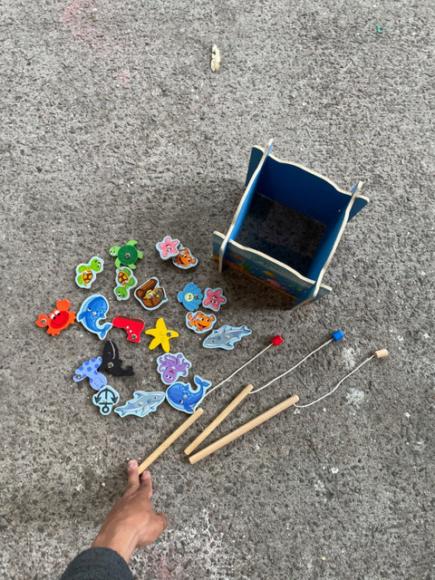 Wooden Fishing Game Toy