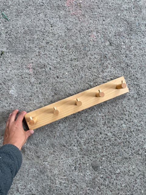Wooden Hook Rack