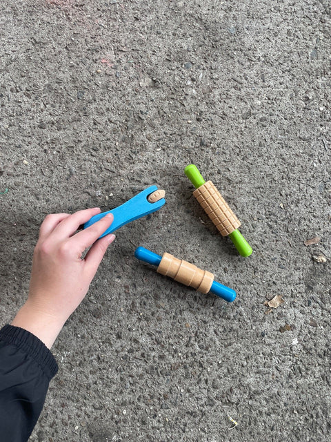Wooden Playdough Toolset