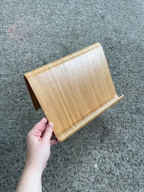 Wooden iPad Stand