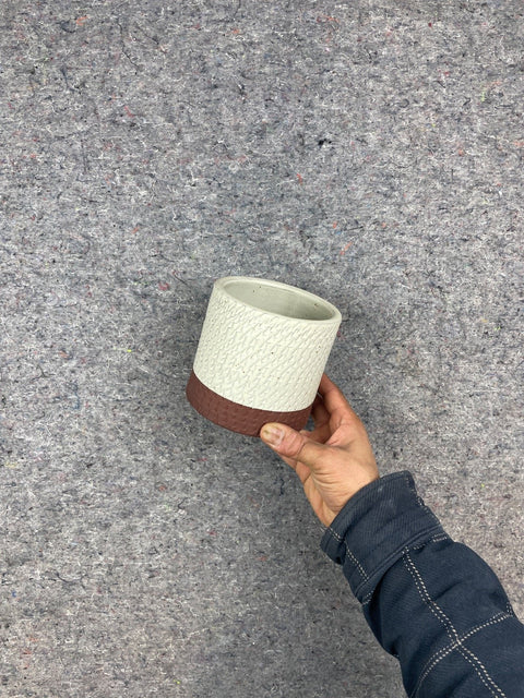 Woven Ceramic Planter