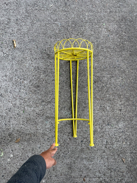 Yellow Plant Stand