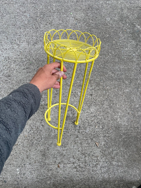 Yellow Plant Stand