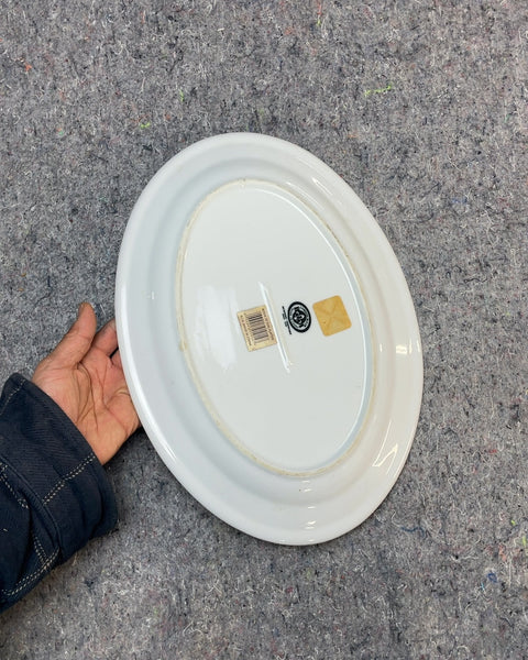 Cordon Bleu White Oval Serving Platter