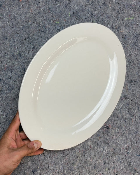 Simple Oval Serving Platter, 13"