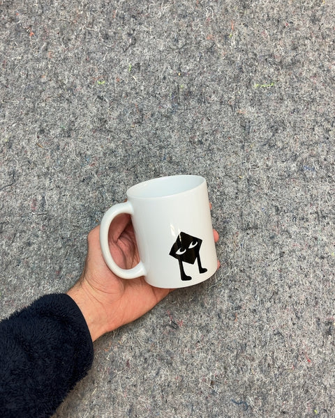 White Ceramic Dice Mug