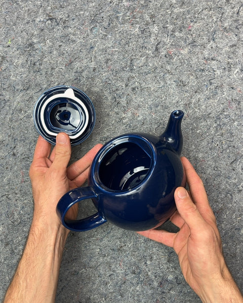 Blue Ceramic Teapot