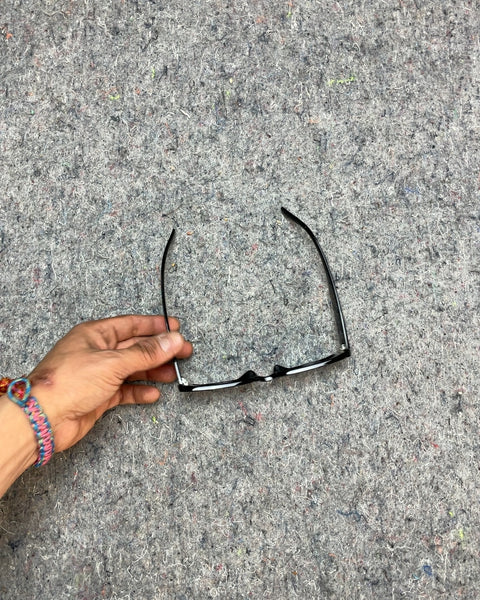 Bad Bunny Black Rectangular Sunglasses